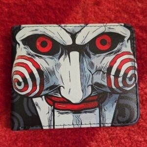 New Saw Billy Halloween Horror Anime Manga Leather Wallet